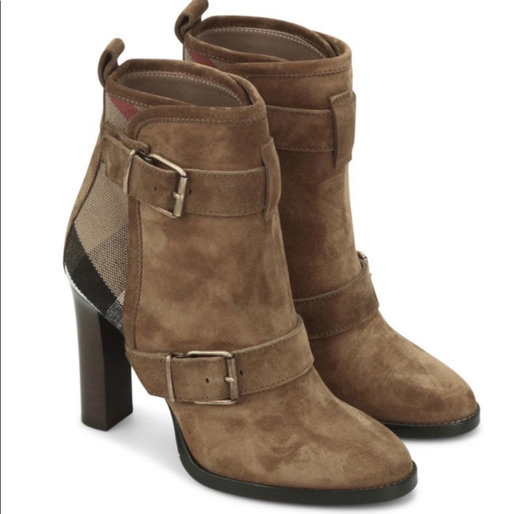 Burberry suede ankle boots